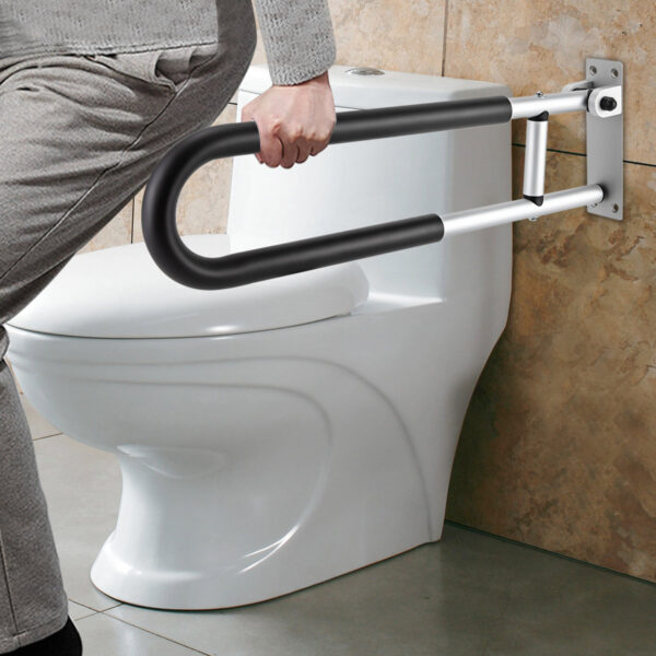 Foldable 23.6" Handrail Grab Bars - Wall-Mounted Toilet Safety JOY225