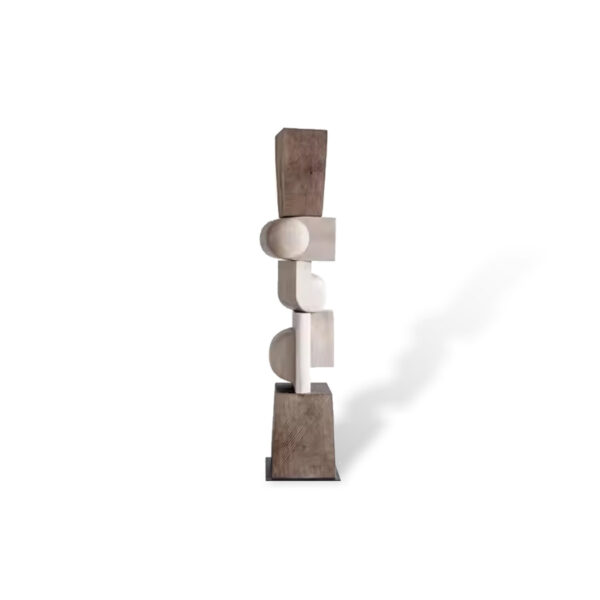 62.99" Gray Poplar Decorative Piece – Large Rustic Wall Decor