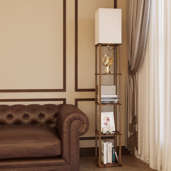 Modern 70.07-inch Column Floor Lamp - Dimmable LED for Living Room