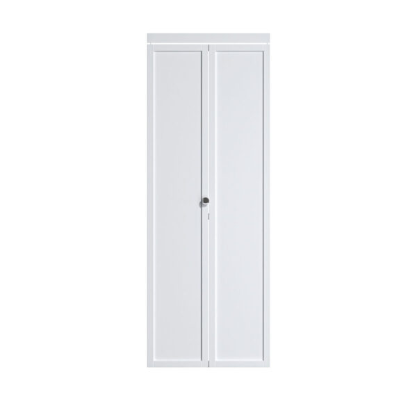 80'' Solid & Manufactured Wood Bi-Fold Door - No Hardware Kit