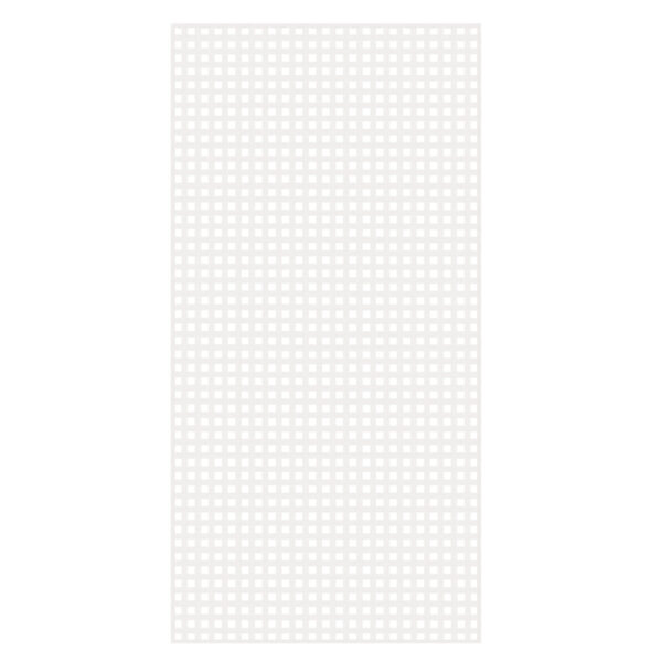 Vinyl Square Privacy Lattice Panel 96" H x 48" W - Outdoor Fence