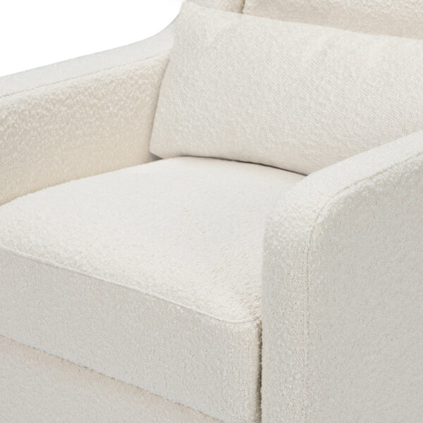 Adrian Swivel Glider with Ottoman - Recliner Chair for Nursery & Home