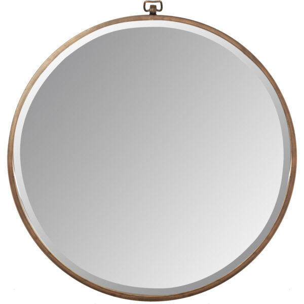 Alariz Flat Metal Wall Mirror - Modern Minimalist Home Decor