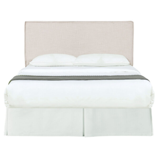 Asmitha Upholstered Panel Headboard for Queen or Full - Sand Fabric