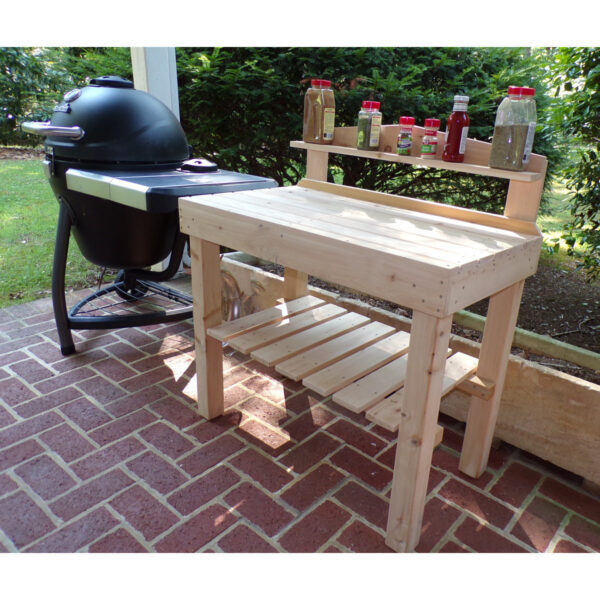 Bar Harbor Cedar Wooden Countertop 35" W x 20" D for Outdoor Kitchen
