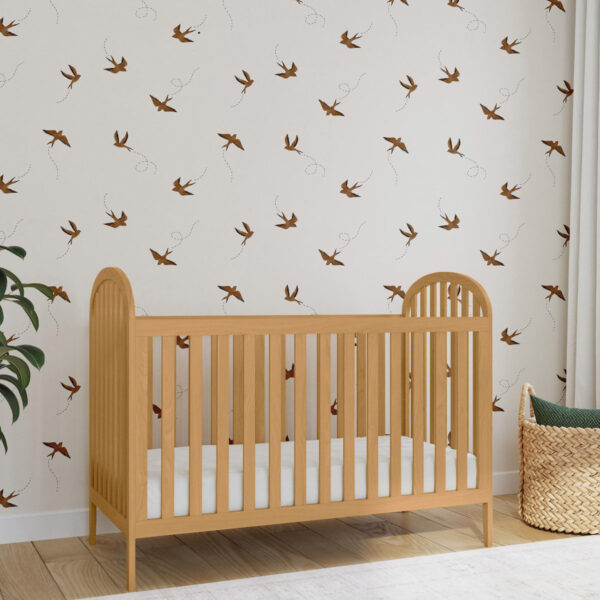 Beau 3-in-1 Convertible Crib - Solid Wood, Modern Nursery - White