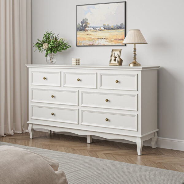Blane 55.12'' W 7-Drawer Dresser - Modern Bedroom Storage Chest