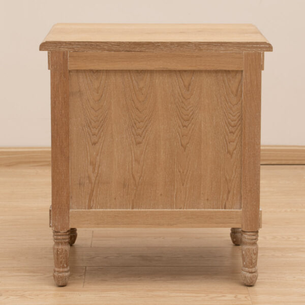 Courtdale 21.65-inch Wide Unfinished Solid Wood Nightstand, Rustic