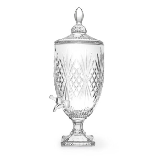 Dublin Crystal Drink Dispenser, 128 oz - Elegant Glass Beverage Server