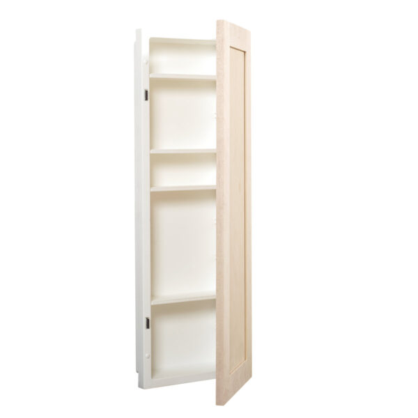 Eben Recessed Bathroom Cabinet, 12 x 36 x 4.375 in - 4 Adj. Shelves