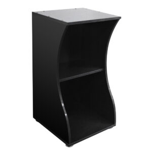 Fluval Flex 15 Black Aquarium Stand | Sturdy Modern Storage Cabinet