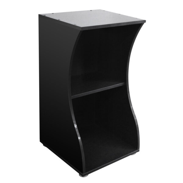 Fluval Flex 15 Black Aquarium Stand | Sturdy Modern Storage Cabinet