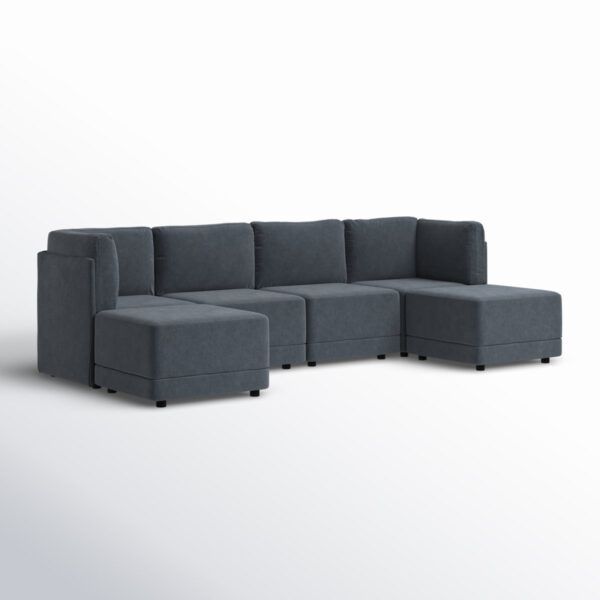 Fultonham 6-Piece Upholstered Sectional Sofa - Modern Living Room Set