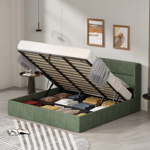 Gaillarde Upholstered Platform Bed with Hydraulic Lift-Up Storage Bed