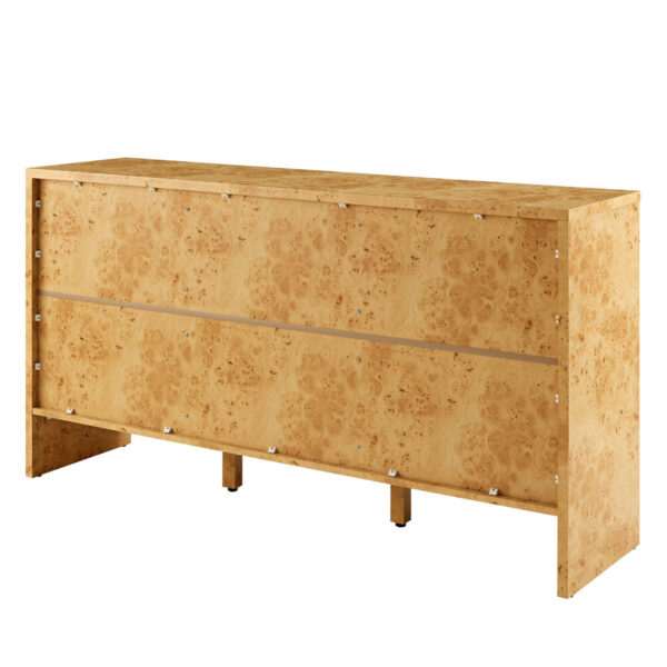 Hudson 60" Burl-Wood Sideboard | Modern Storage Buffet for Dining Room