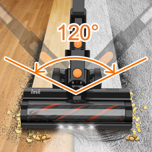 INSE Cordless Bag-free Stick Vacuum 755419130625 - Lightweight & Quiet