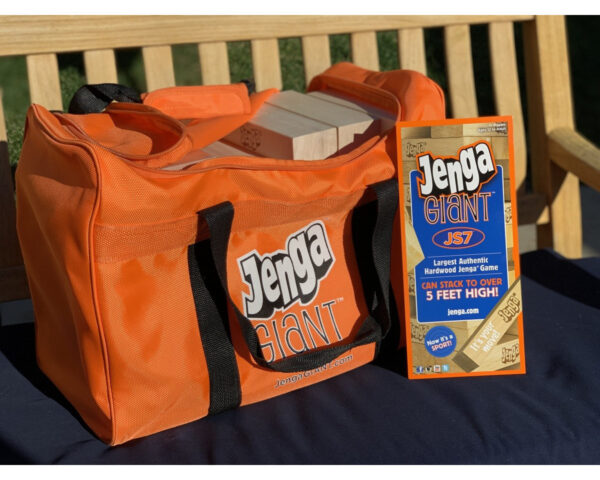 Jenga® Giant™ JS7™ Hardwood Tower Game - Outdoor Family Wooden Blocks