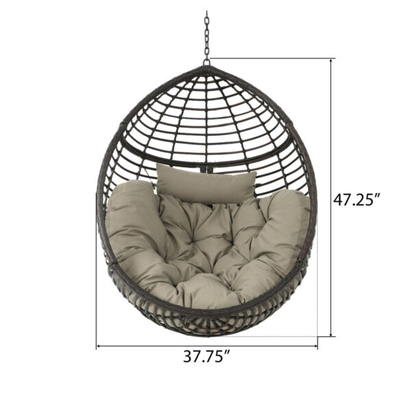 Kamil Hanging Basket Chair for Indoor/Outdoor - Stand Not Included