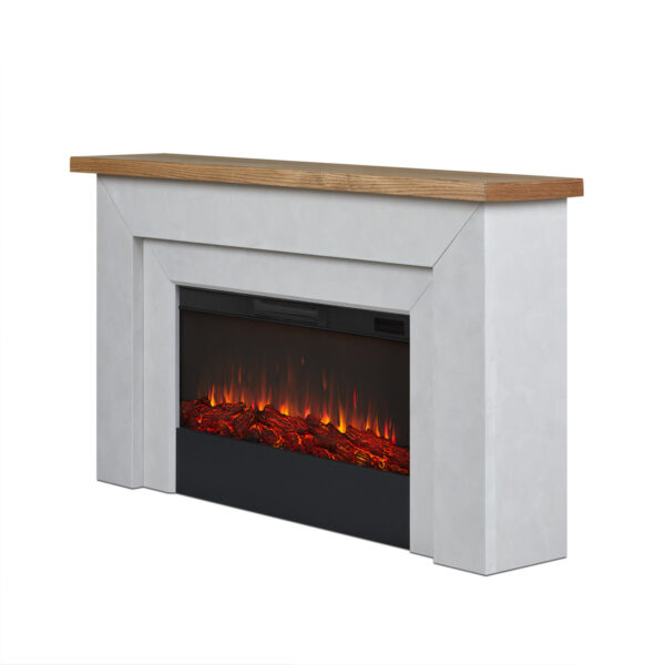 Malie 68-inch Landscape Electric Fireplace by Real Flame - Modern LED