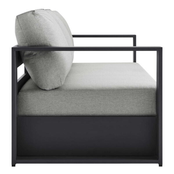 Modway Tahoe Powder-Coated Aluminum Outdoor Patio Sofa - All-Weather