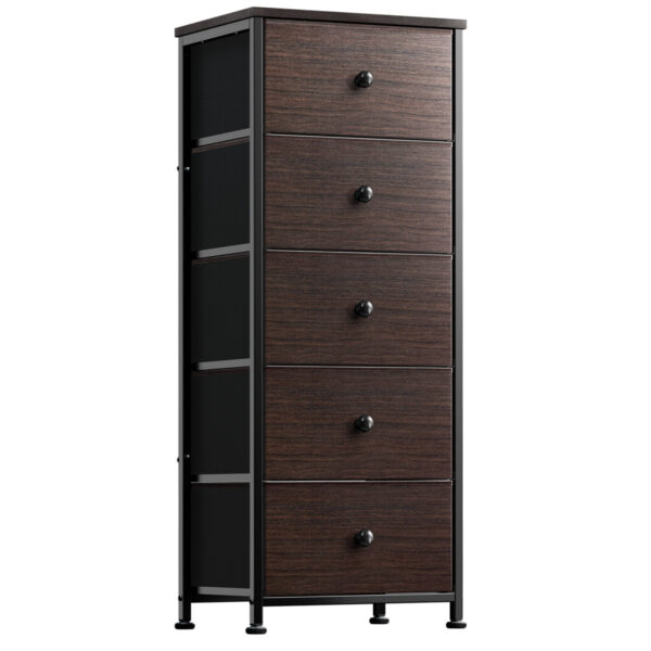 Ojaswi 5-Drawer Chest of Drawers, Bedroom Dresser - Solid Wood