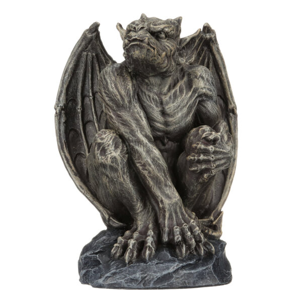 Silas - Gargoyle Sentry Statue | Gothic Garden Guardian Decor