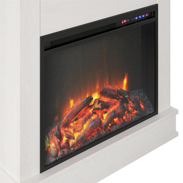 Tereza Electric Fireplace - Modern Wall-Mounted with Remote & LED