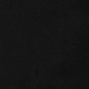 Mybecca Microsuede Black Suede Fabric Upholstery Drapery Furniture Cover & General Use Fabric 58/60" Width Fabric Sold Per Yard (Cut Separately by 58-inch Wide x 1 Yard Cut)